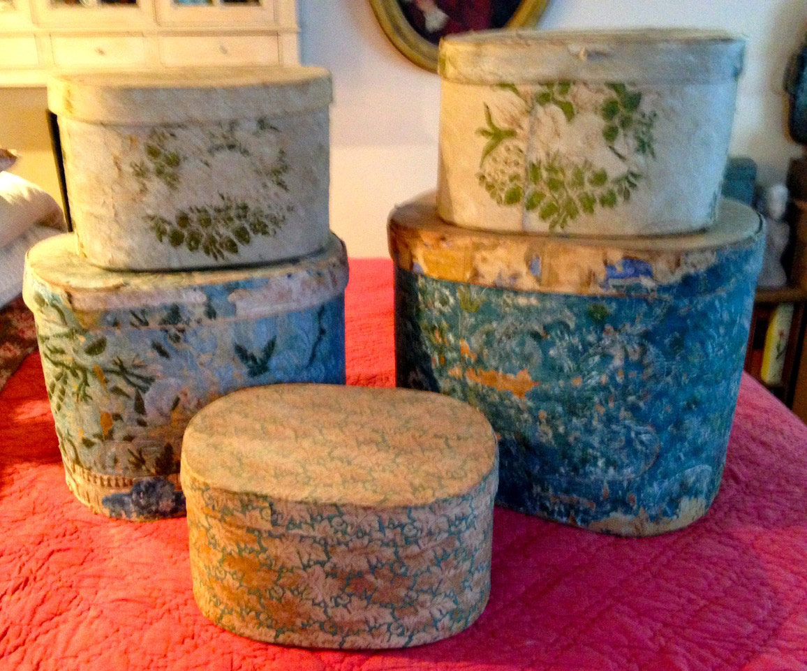 Group of Hannah Davis boxes